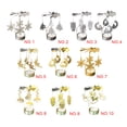 thumbnail image 2 of Candelero giratorio giratorio Banquete de boda Decoración del hogar de Navidad Candelabro de candelita de metal Advancent HA1736-09B, 2 of 6