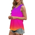 thumbnail image 7 of STETMN Womens Summer Tank Tops Basic Gradient V Neck Tanks Trendy Causal Cute Loose Fit T Shirts, 7 of 7