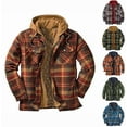 thumbnail image 6 of Men's Flannel Shirt Coat Quilted with Polyfill Insulated, 6 of 8