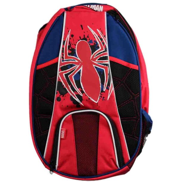 Disney Disney SpiderMan Backpack Kids Boys Athletic Red Walmart