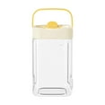 thumbnail image 3 of veasfak Water Pitcher Beverage with Handle Drink Dispenser for Ice Tea Party Kitchen Yellow 2.5L, 3 of 9