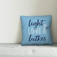thumbnail image 2 of Creative Products Light Love and Latkes 18x18 Spun Poly Pillow, 2 of 2