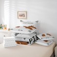 thumbnail image 5 of YST 7Pcs Cute Capybara Comforter Set, Brown Capybara Cartoon, Polyester, King Size (1 Count), 5 of 5
