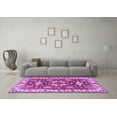 thumbnail image 3 of Ahgly Company Indoor Square Persian Purple Traditional Area Rugs, 7' Square, 3 of 4