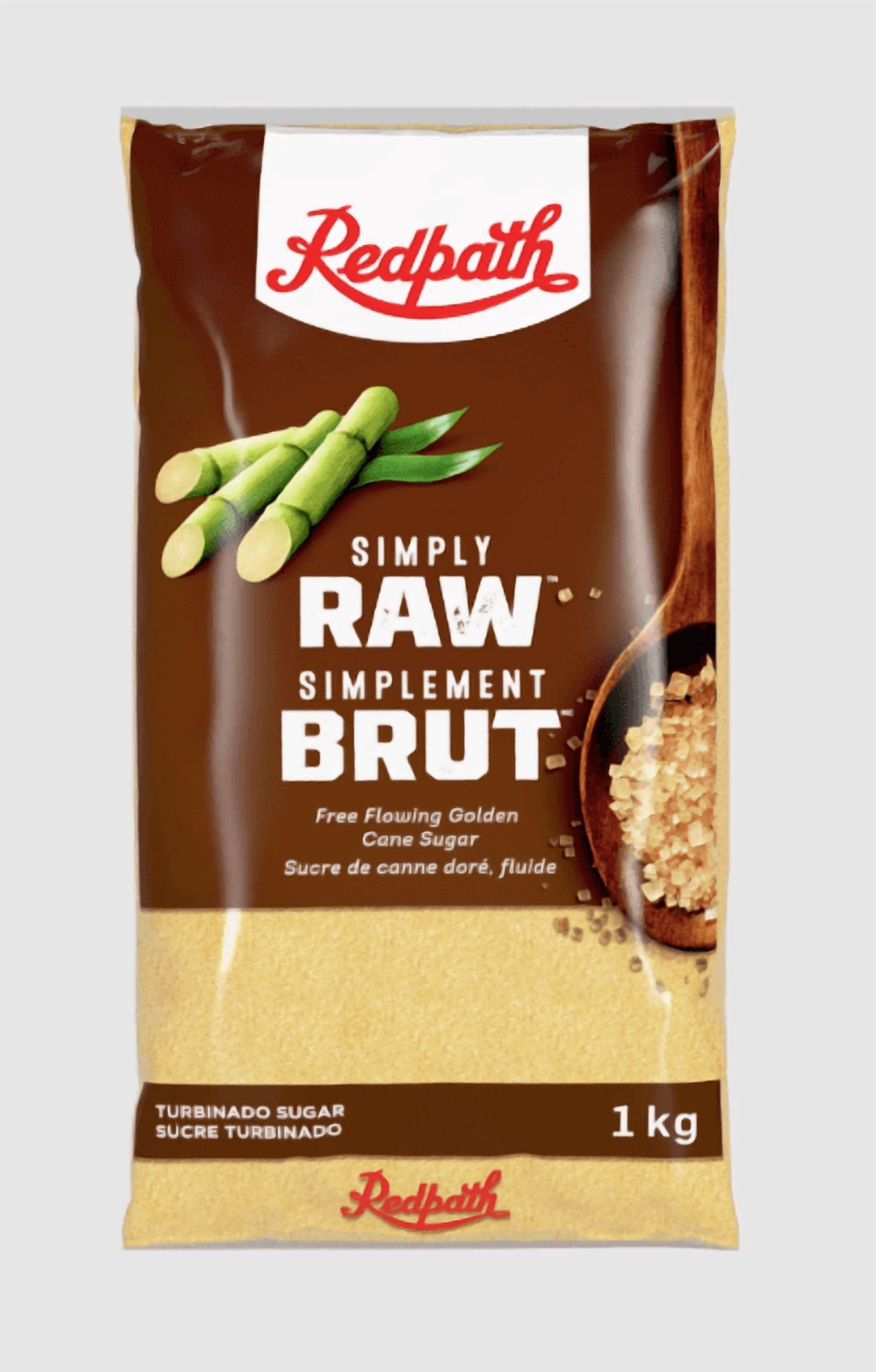 Redpath SimplyRaw Free Flowing Golden Yellow Sugar 1KG