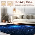 thumbnail image 2 of ODIKA 8'x10' Machine Washable Non-Slip Area Rug, Dark Galaxy High Traffic Rug, Blue, 1500, 2 of 7