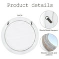 thumbnail image 4 of 24'' Round Mirror, Wood Circle Mirrors, Boho Mirrors, Decorative Wall Mirror, Farmhouse Beads Circle Mirror, Rustic Vanity Mirror, Distressed Mirror for Bedroom, Bathroom Living Room Entryway, 4 of 8