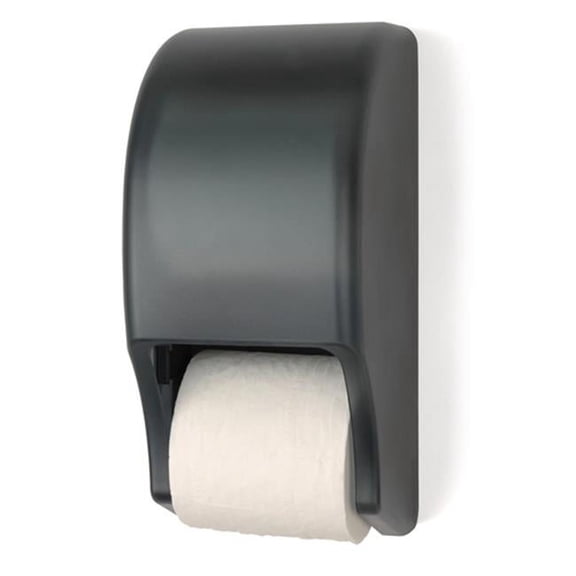 Palmer Fixture Rd002801 Two Roll Standard Tissue Dispenser- Dark Translucent