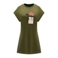 thumbnail image 1 of Vestido corto de verano para mujer, minivestido elegante de verano para oficina, caminar, ir de compras M, 1 of 7