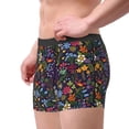 thumbnail image 2 of Disketp Flowers And Birds Men's Boxer Briefs,Soft and Breathable Cotton Underwear with ComfortFlex Waistband, 2 of 7