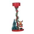 thumbnail image 5 of Menolana Christmas Candle Holder Candle Stand Ornament Party,Home Decor,Christmas Tealight Holder,Candleholder Centerpiece for Desktop Reindeer, 5 of 8
