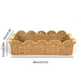thumbnail image 3 of Imitation Rattan Woven Small Storage Baskets for Organizing,Imitation Wicker Basket for over Toilet Storage Shelf, Home Decor, Living Room, 3 of 6