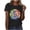 Black-D, variant on Women's Graphic T Shirts Short Sleeve Sunflower Daisy Tees Summer Casual Loose Crew Neck Tops