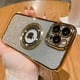 thumbnail image 3 of Funda magnética con purpurina para iPhone 14 Pro Max, compatible con MagSafe, protección total, delgada, a prueba de golpes y arañazos, con protector de lente de cámara y red antipolvo para mujer, 3 of 7