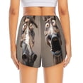 thumbnail image 4 of Haiem Funny Horse Faces Expressions Women's 2 in 1 Running Shorts - Lightweight Athletic Workout Gym Yoga Breathable Sports Shorts Liner with Phone Pockets-Small, 4 of 9