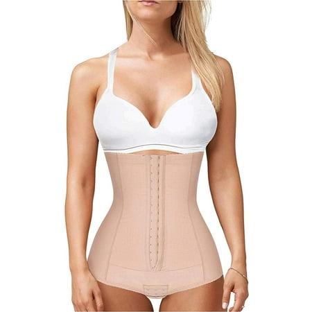 

Nebility Women Butt Lifter Shapewear Hi-Waist Tummy Control Panties Slimmer Body Shaper(Beige 0XL)