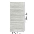 thumbnail image 2 of Fabstyles Cotton Solid Rug, Area Rag Rug for Living Room, Hallway, Patio, 2 of 4