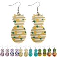 thumbnail image 2 of Boucles d'Oreilles pour Femmes Créatives en Forme d'Ananas Mode Boucles d'Oreilles Pendantes, 2 of 10
