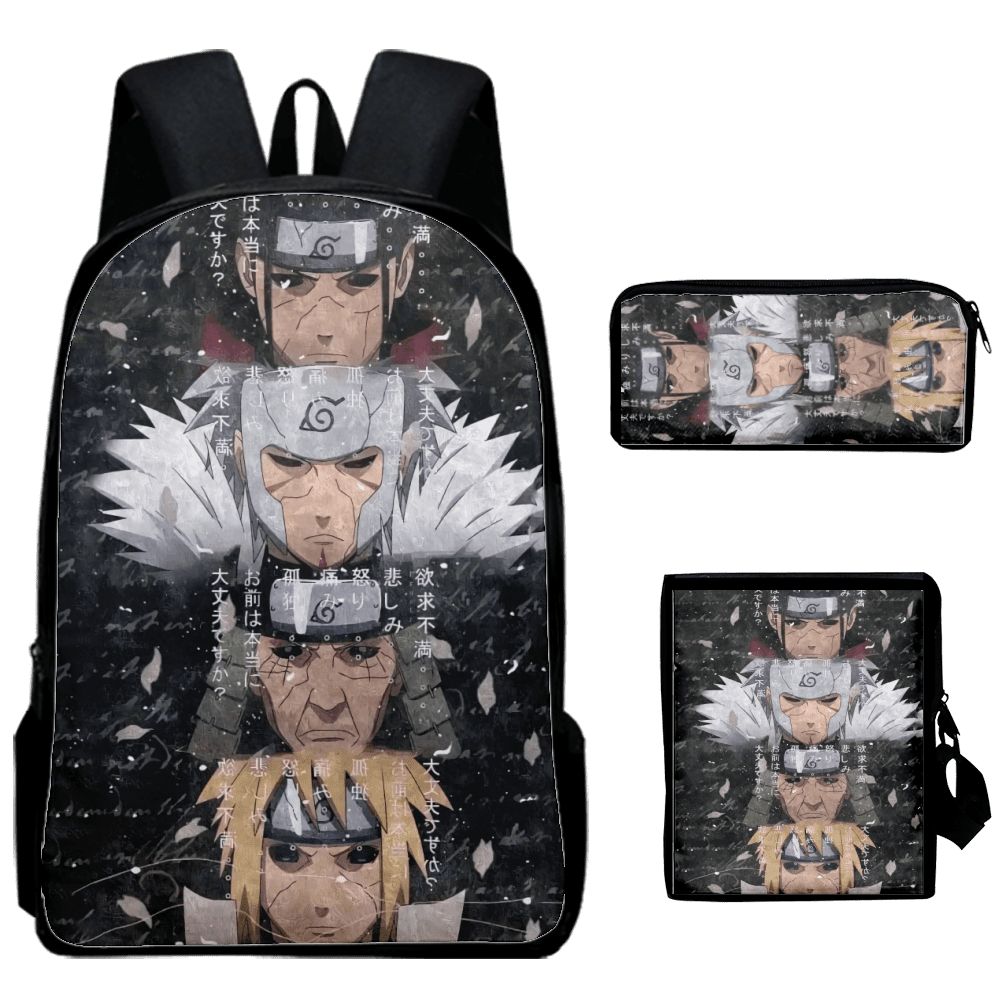 Backpack Naruto Backpack 3D Printing Travel Laptop Backpack Oxford