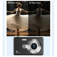 thumbnail image 4 of Professional Camera,Digital Camera 1080P Hd Photography Supports Up To 48Mp Electronic Stabilization 4X Digital Ccd Student Portable Camera,Black, 4 of 7