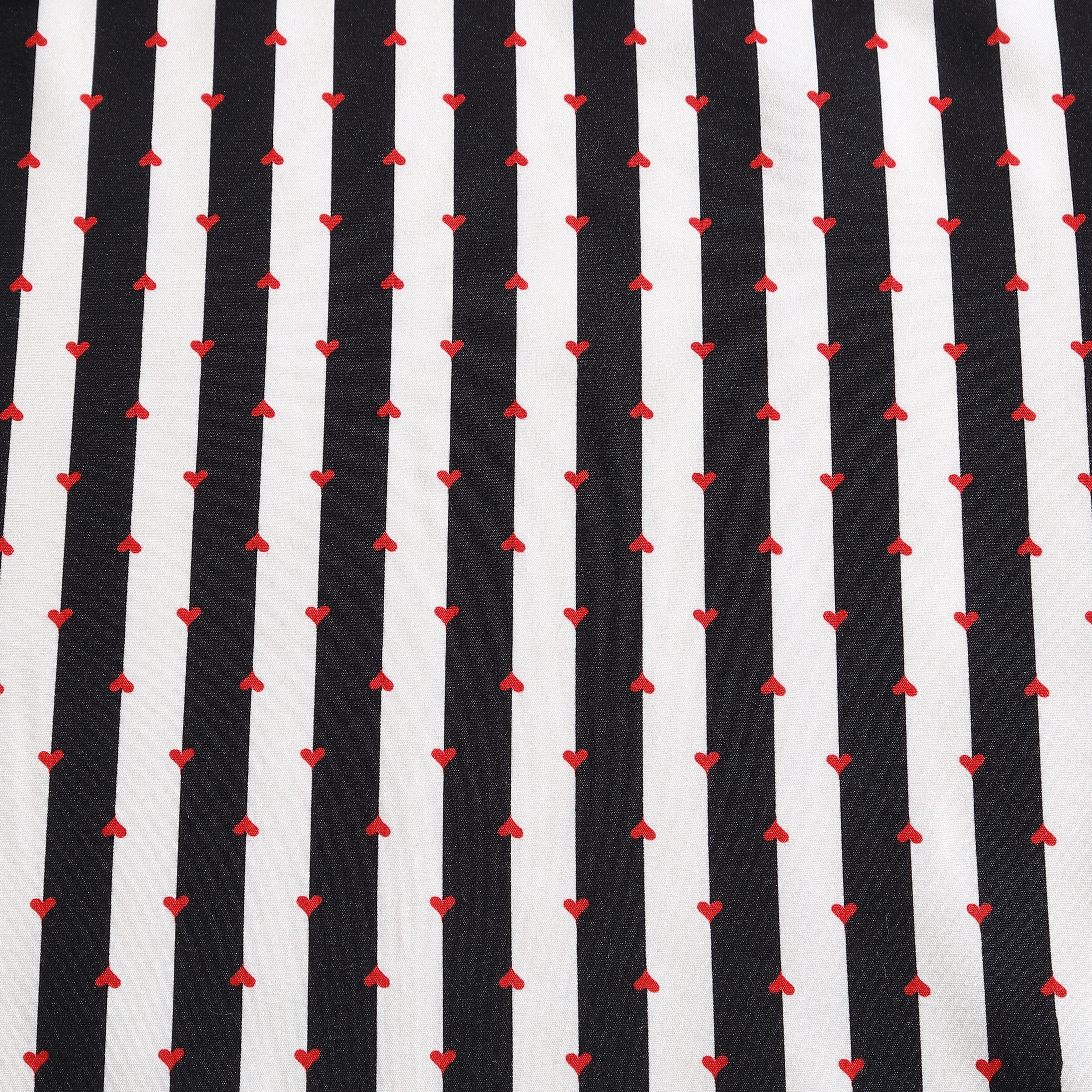 Betsey Johnson - King Duvet Cover, Soft Bedding Set with Matching Shams, Chic Home Decor (Wonderland Stripe Black, King)