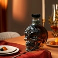 thumbnail image 4 of Skull Glass Whiskey Bottle 350ml, Unique Borosilicate Liquor Decanter for Whiskey Vodka Tequila Wine, Creative Animal Shape Wine Bottle for Bar Home Decoration and Gift for Whiskey Lovers, 4 of 6