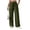 Army Green -BH08, variant on Linen Pants for Women Palazzo Pants Loose High Waist Casual Wide Leg Trousers Summer Beach Vacation Beige S
