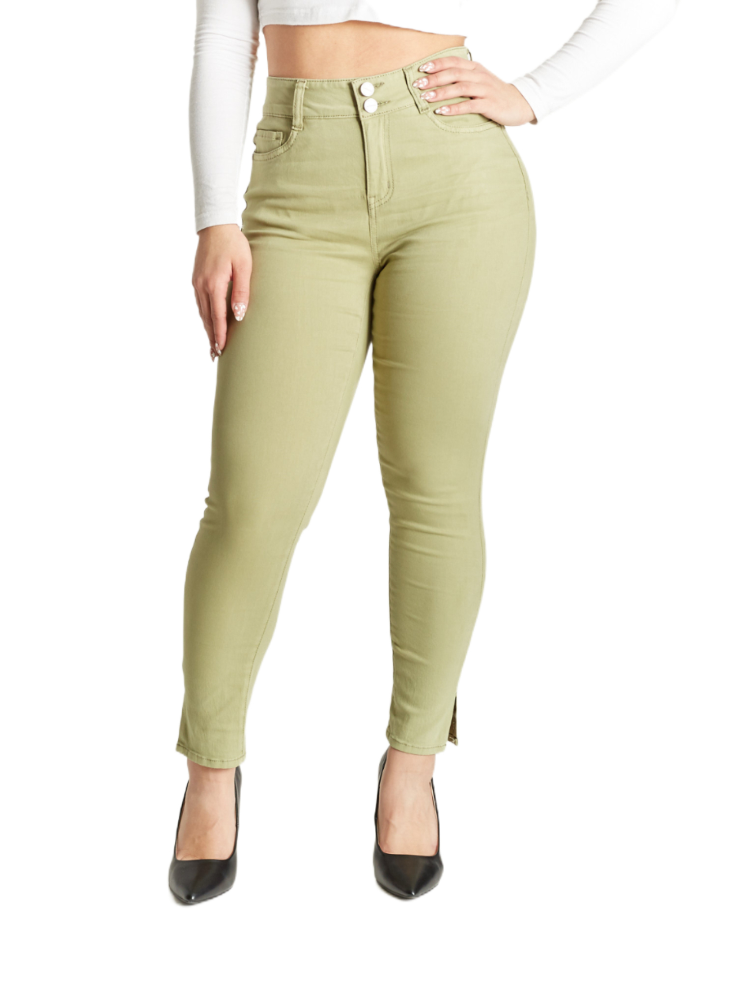 Dollhouse Women's Juniors Colored Skinny Jean