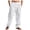 White, variant on Akiihool Pants for Men Casual Men's Straight Fit Workday Smart Pants for Winter Light Blue,XXL