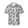thumbnail image 2 of Xecao Funny Excavator print Hawaiian shirt - a stylish short-sleeve button-down for men, perfect for casual beach and tropical outings., 2 of 9