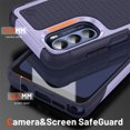 thumbnail image 4 of JTCASES for Motorola Moto G 5G 2022 Case, Hybird PC TPU Anti-slip, Shockproof  Bumper, Military Drop Resistant, Rugged Heacy Duty Full Body Protective Shell, Slim Fit for Girls Men Lightpurple, 4 of 8