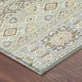 thumbnail image 3 of Addison Rugs Chantille Indoor/Outdoor Transitional Tribal Celery Machine Washable Round Rug, 8' x 8', 3 of 7