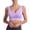 Purple, variant on Gymayou Womens Sports Bra No Underwire Lift Up Supportive Bras Mesh Hollow Out Comfortable Breathable Bras Athletic Yoga Bra Beige L