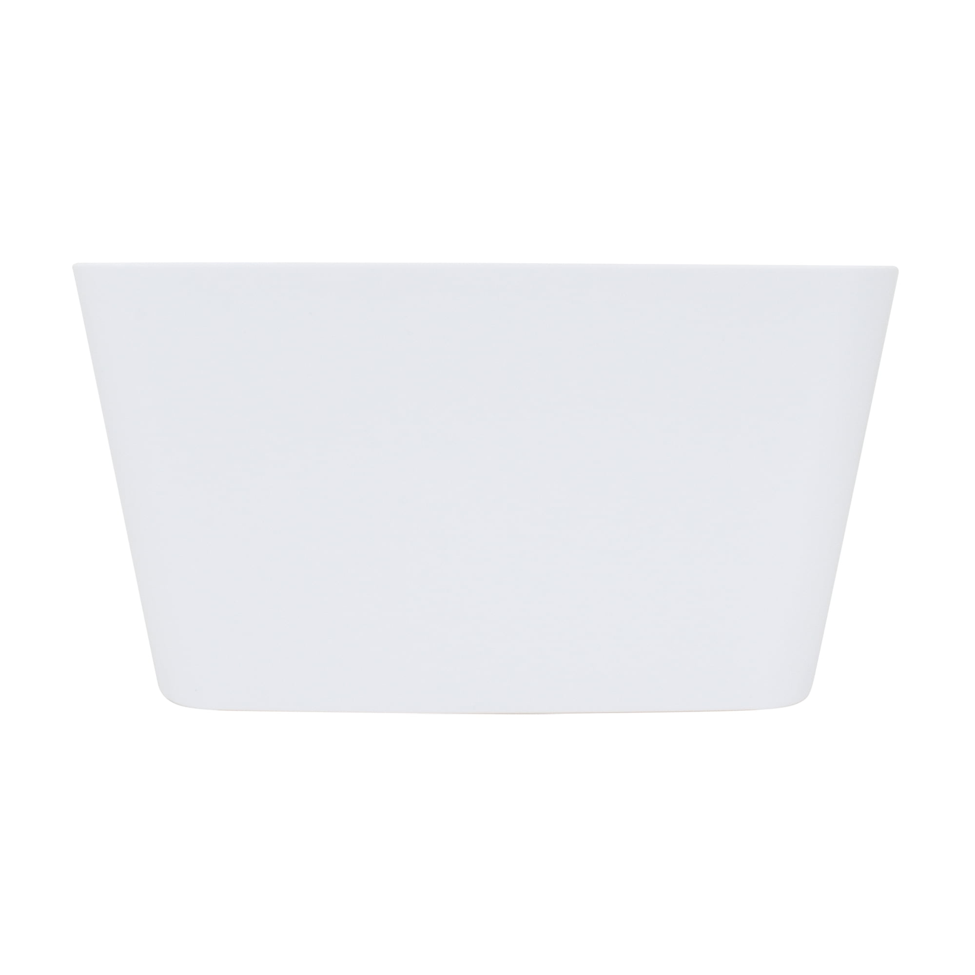 (12 pack) Mainstays Large Easy Access Plastic Storage Bin, White