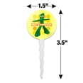 thumbnail image 6 of Yoga Gumby That's a Stretch Cupcake Picks Toppers Decoration Set of 6, 6 of 7