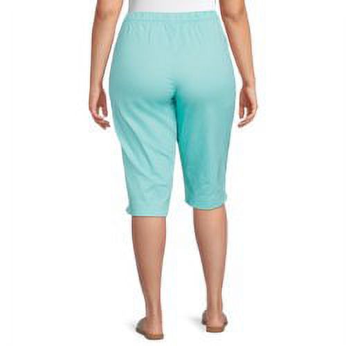 Just My Size Women's Plus Size Pull On 2 Pocket Stretch Capri - image 3 of 7