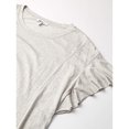 thumbnail image 3 of MSRP $40 William Rast Women's Annika Flutter Short Sleeve Top Gray Size XL, 3 of 4
