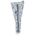 thumbnail image 2 of Ecko Unltd Men's Sweatpants Tropical Print Striped Side Tape Fleece Jogger (Medium, White), 2 of 5