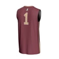thumbnail image 3 of Unisex GameDay Greats #1 Garnet Florida State Seminoles Lightweight Collegiate Basketball Fashion Jersey, 3 of 4