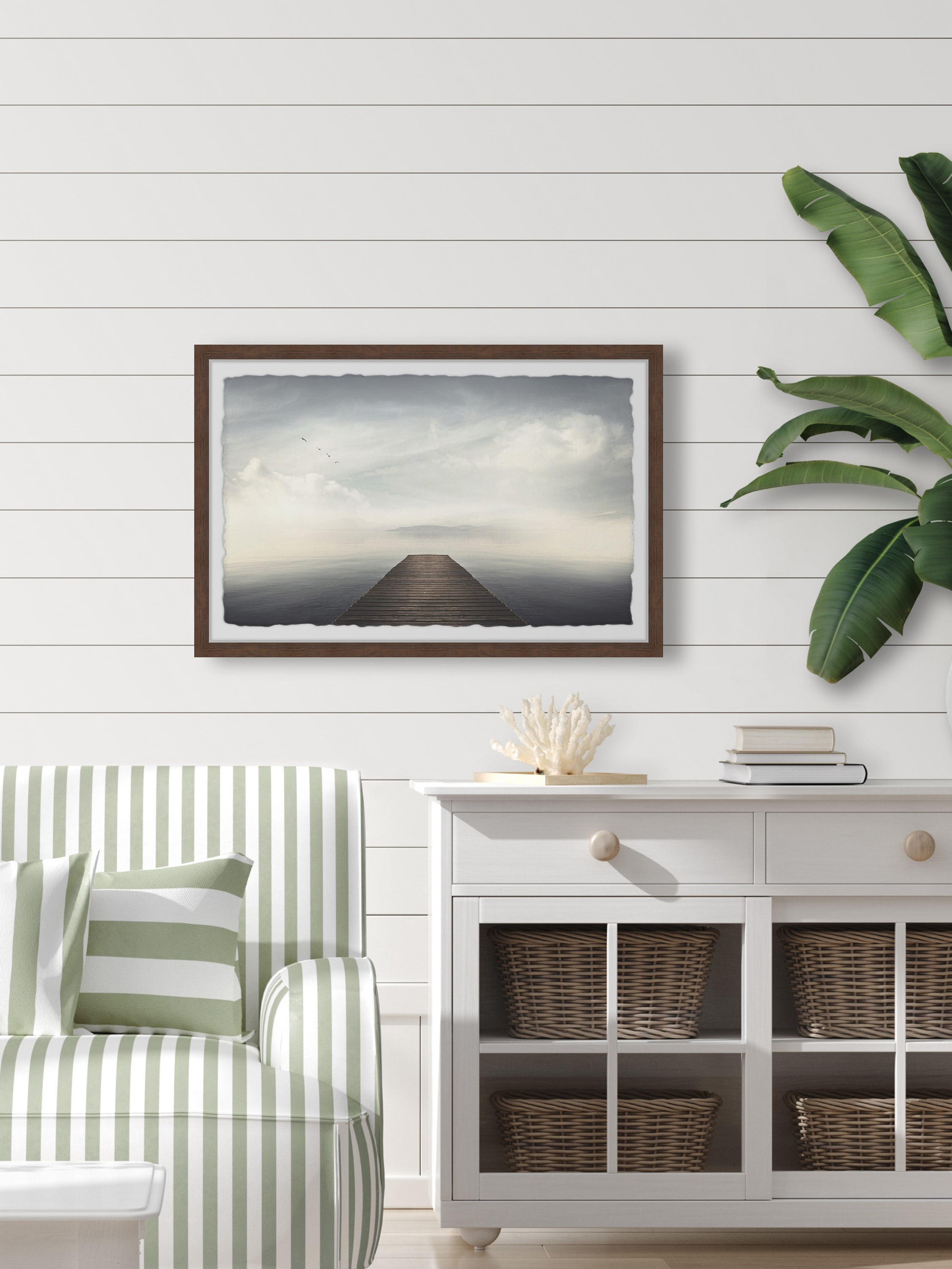 Marmont Hill Ocean's Dusk Framed Wall Art, 20" x 30"