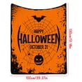 thumbnail image 2 of Cififendec Halloween Ultra Soft Flannel Throw Blanket, 51.18"×39.37", Warm Lightweight Eye-catching Cover for Sofa Nook Guest Bed Seasonal Decor, 2 of 5