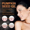 thumbnail image 3 of Aceite de semilla de calabaza nutritivo y reparador para el cabello, cabello denso, fortalecedor, alisador y fortalecedor del cabello, esencial, 1 unidad, 3 of 5