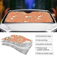 thumbnail image 5 of XMXY Car Sun Shade Windshield, Fantasy Cute Honeybees Automotive Front Window Sun Visor for Cars SUV Trucks, Medium Size, 5 of 8