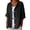 Black, variant on Women's Cotton Linen Shirt Crinkle Gauze Tops for Women 3/4 Sleeve Casual Loose Blouse Soft Breathable Comfort Top for Spring Summer Daily Wear by Gbobgt Black XXL