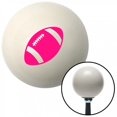 thumbnail image 1 of American Shifter  Pink Football Ivory Shift Knob with M16 x 1.5 Insert Shifter Auto Manual Custom, 1 of 1
