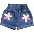 thumbnail image 4 of Shadoumai Girls Jean Shorts High Waisted Wide Leg Baggy Denim Shorts for Trendy Y2k Vintage Bermuda Jorts 13-16Y, 4 of 4