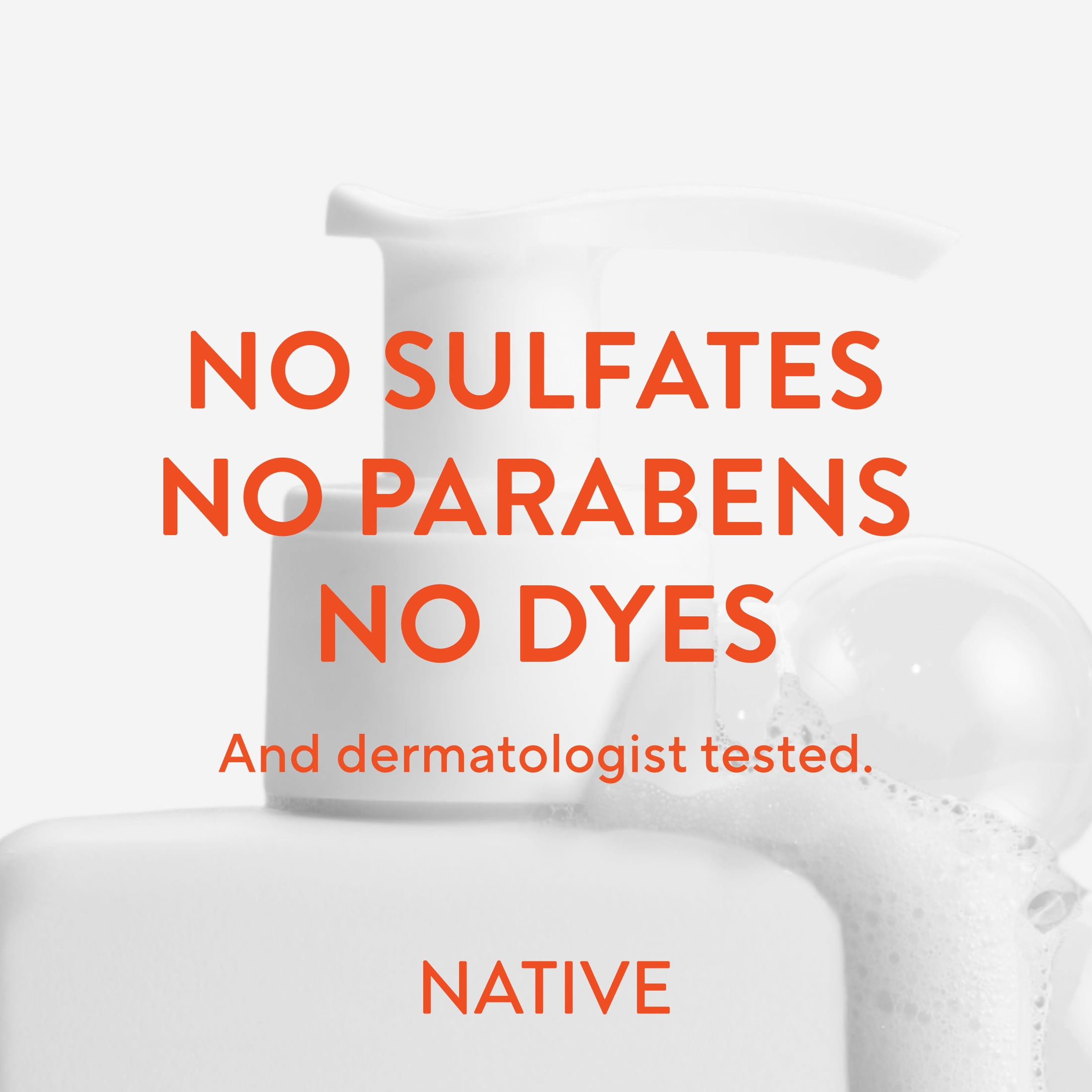 Native Brightening Face Wash, for Normal Combination Skin, Sulfate Free, with Niacinamide and Vitamin C, Dermatologist Tested, 12.5fl oz