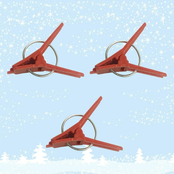 HOMEMAXS 3-Pack Plant Grafting Clips for Propagation, Vegetable Garden Plant Support Tools