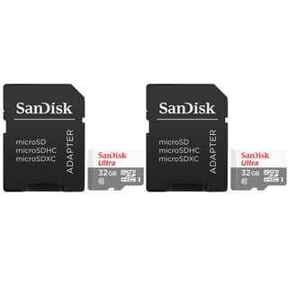 SanDisk 32GB microSD Card with Adapter - SDSDQB-032G-AW46 