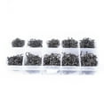 thumbnail image 2 of UDIYO 500Pcs 10 Sizes Assorted Sharpened Fish Hooks Lures Baits and Fishing Tackle Box, 2 of 5